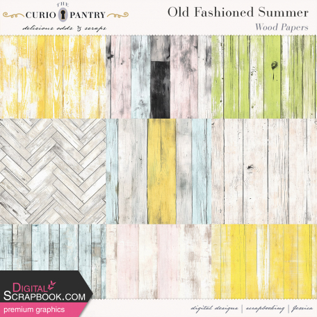 Old Fashioned Summer Wood Papers