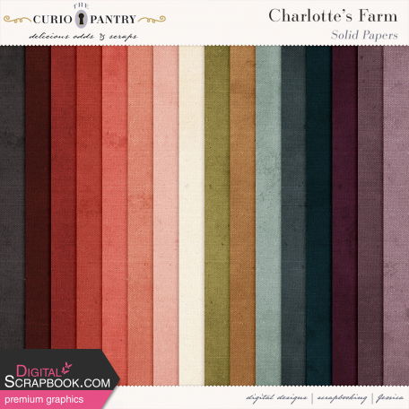 Charlotte's Farm Solid Papers