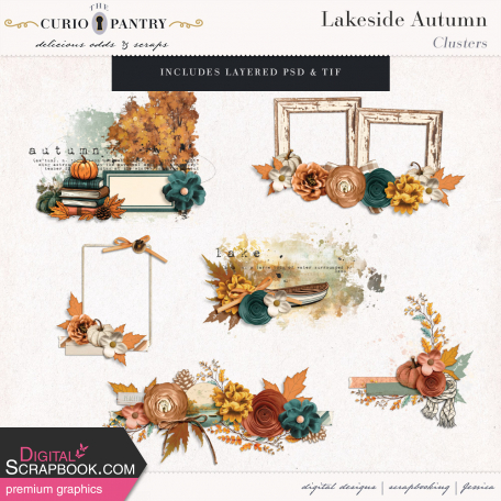 Lakeside Autumn Clusters