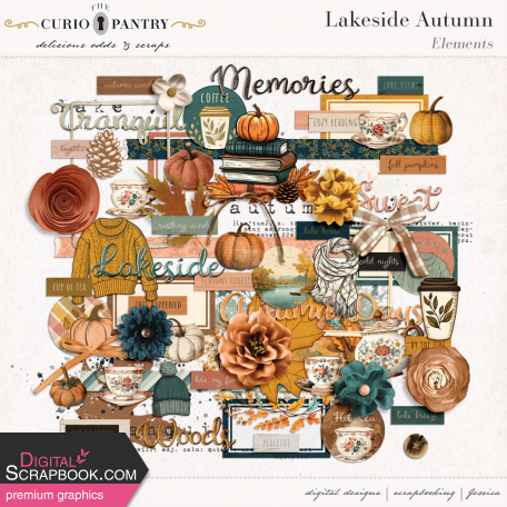 Lakeside Autumn Elements