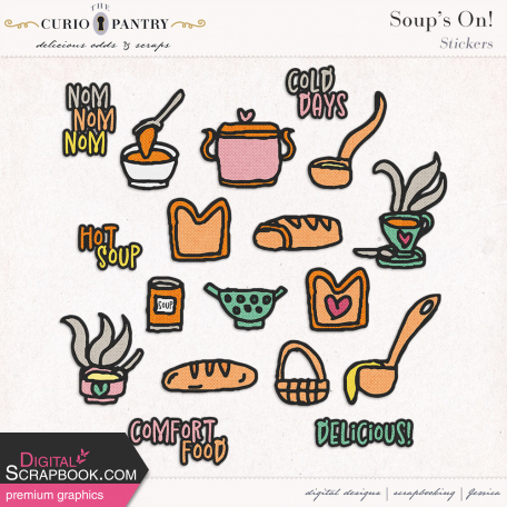 Soup's On Stickers