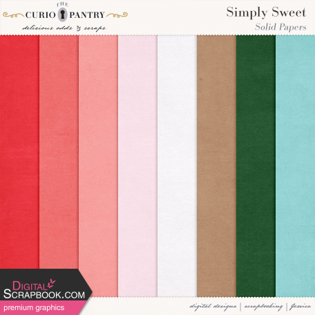 Simply Sweet Solid Papers