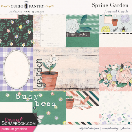 Spring Garden Journal Cards