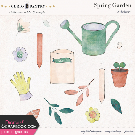 Spring Garden Stickers