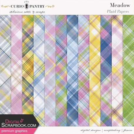 Meadow Plaid Papers