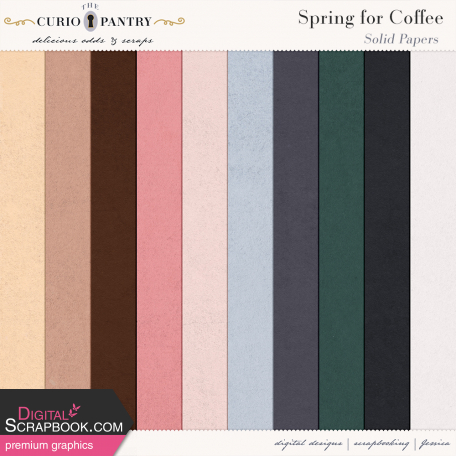 Spring for Coffee Solid Papers