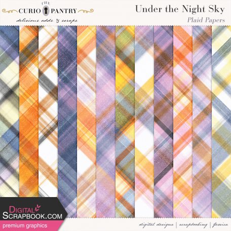 Under the Night Sky Plaid Papers