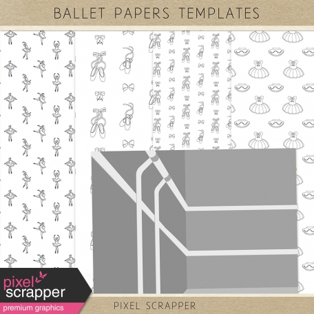 Ballet Paper Templates Kit