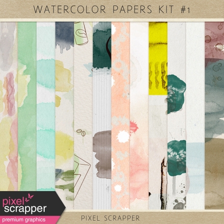 Watercolor Papers Kit #1