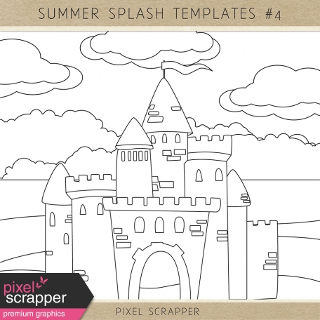 Summer Splash Templates Kit #4