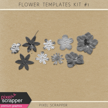 Flowers Kit #1 (Templates)