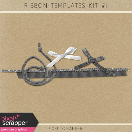 Ribbons Kit #1 (Templates)