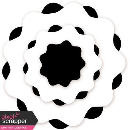 Paper Flower 11 - Template