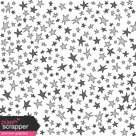 Paper 115 - Doodle Stars Template
