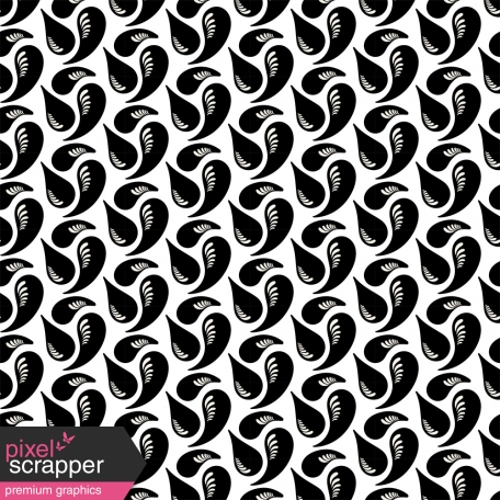 Paisley 06 - Paper Template - Med