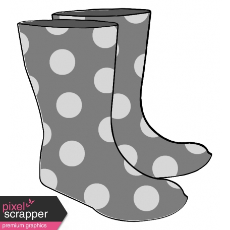 Rain Boots Illustration