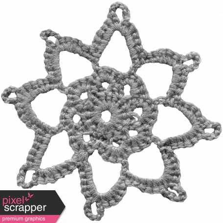 Crochet Snowflake Template 002