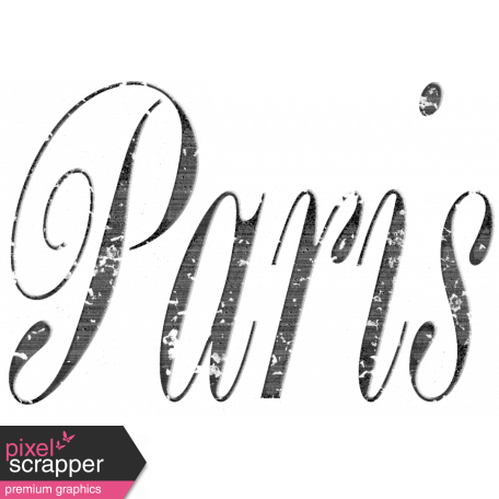 Paris Word Art