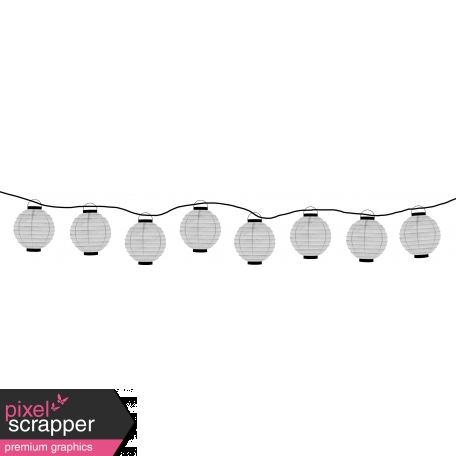 Paper Lanterns Stringed Template