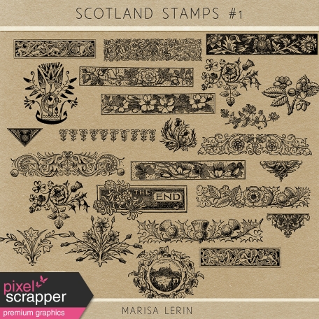 Scotland Stamps Kit #1