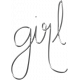 Oh Baby "Girl" Wire Word Art