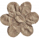 No Tricks, Just Treats- Tan Solid Flower