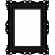 No Tricks, Just Treats- Black Ornate Frame