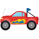 Speed Zone- Race Truck Sticker