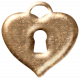 Sweet Valentine- Metal Heart Lock