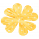 Oh Lucky Day- Yellow Polkadot Flower