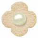 Oh Baby, Baby- Chipboard Flower- Tan