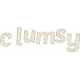Forever Friends Mini Kit- &quot;Clumsy&quot; Word Art