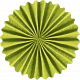 School Fun- Green Accordian Flower