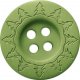 Outdoor Adventures - Green Button With Trees