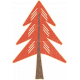 Outdoor Adventures- Sticker- Red Pine Tree 