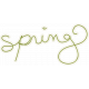 Spring Word Art