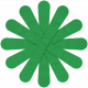 Dark Green Paper Flower