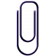 Purple Paper Clip