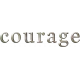 Courage Metal Word Art