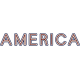 America Word Art