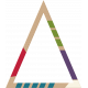 Birthday Kraft Painted Triangle 02