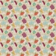 Malaysia Tan Floral Paper- Small