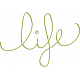 Inspire Word Art- Life Green