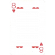 Family Game Night Frame- Playing Card 8 Hearts