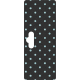 Move Tag- Black Polka Dot