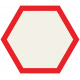 Like This Tag- Red Hexagon