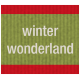 Winter Plaid Label- Winter Wonderland