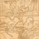 Egypt- Map Paper- Brown &amp; Peach