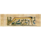 Egypt Hieroglyphs- Tan Cloth