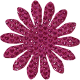 Pink Glitter Flower
